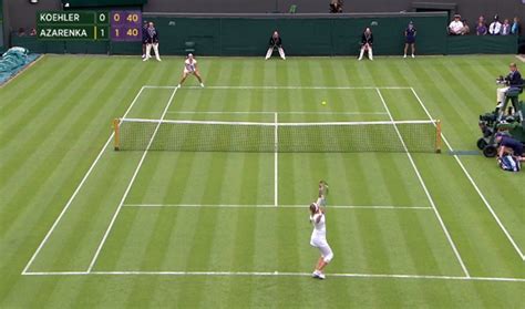 live tennis.